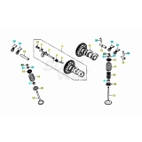 ARBRE A CAME HONDA REDMOTO 250 CRF RXR sérieS 2025
