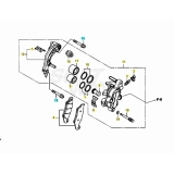 ETRIER FREIN AVANT HONDA REDMOTO 250 CRF RXR sérieS 2025