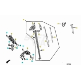 REPOSE PIEDS HONDA REDMOTO 250 CRF RXR sérieS 2025