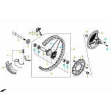 ROUE AVANT HONDA REDMOTO 300 CRF RXR sérieS 2025
