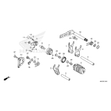 BARILLET DE SELECTION HONDA REDMOTO 450 CRF RXR sérieS 2025