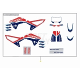 KIT DECO HONDA REDMOTO 250 CRF RX 2022