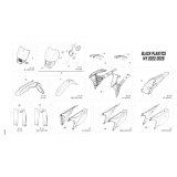 PLASTIQUES NOIRS TM 450 SMR FI 4T 2025
