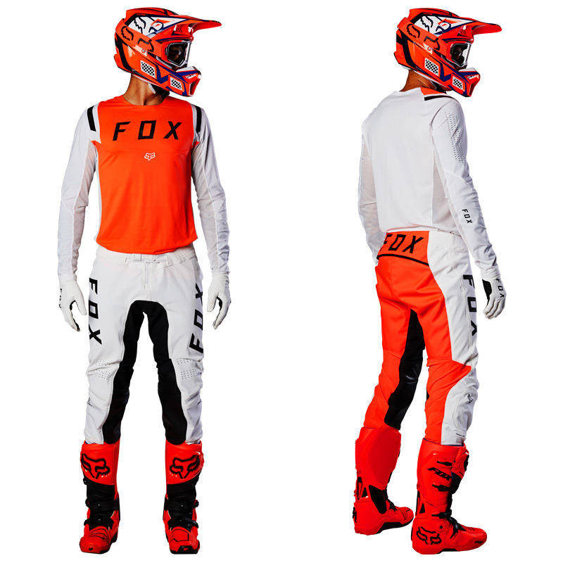 Tenue Cross Fox Racing Flexair Howk Orange Fluo 2020 FX MOTORS