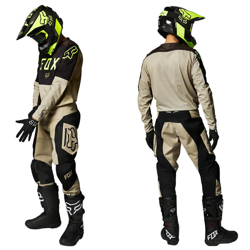 Tenue Enduro Fox Racing Legion LT Beige/Jaune Fluo 2021 FX MOTORS